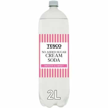 Tesco No Added Sugar Cream Soda (2 Litre)
