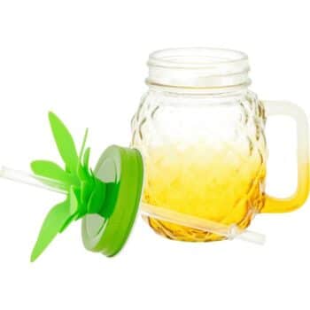 Tesco Pineapple Shaped Drinking Jar