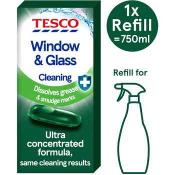 Tesco Window & Glass Cleaning Refill (9ml)