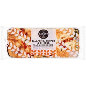 The BAKERY at ASDA The Bakery Jalapeno Pepper & Cheese Tear & Share Bread (230g)