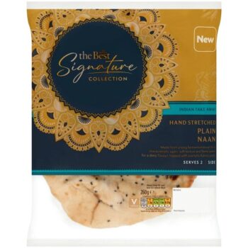 The Best Signature Collection Plain Naan Breads (260g)