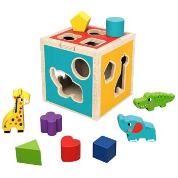 Tooky Toy Wooden Animal Shape Sorter
