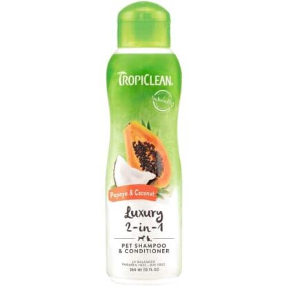 TropiClean Papaya and Coconut Shampoo (355ml)