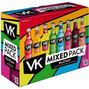 VK Flavoured Alcoholic Drinks Mixed Pack 10x275