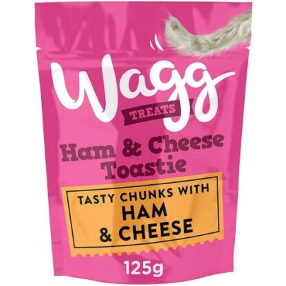 Wagg Ham And Cheese Toastie Tasty Chunks With Ham And Cheese Dog Treats