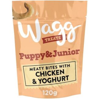 Wagg Puppy And Junior Meaty Bites With Chicken And Yoghurt Dog Treats
