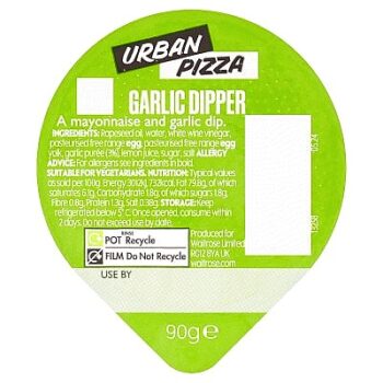 Waitrose Urban Pizza The Garlic Dipper (90g)