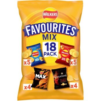 Walkers Favourites Mix Multipack Snacks Crisps