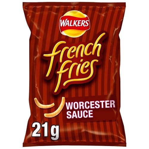 Walkers French Fries Worcester Sauce Snacks Crisps