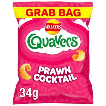 Walkers Quavers Prawn Cocktail Snacks Crisps