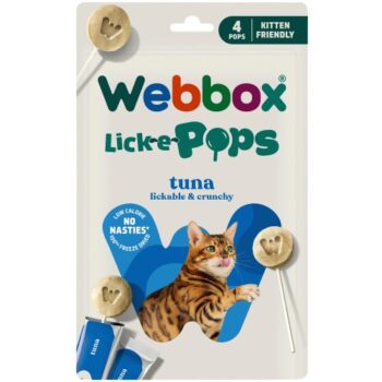 Webbox 4 Cat Lick e Pops Tuna (4 x 1.4g)