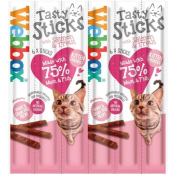 Webbox Cats Delight Tasty Sticks with Salmon & Trout (30g)