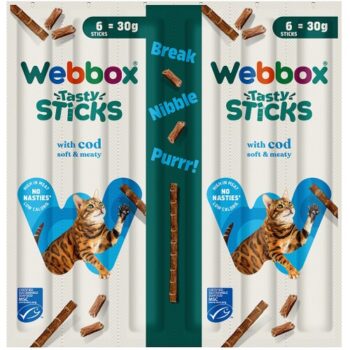 Webbox Tasty Cat Treat Sticks Cod