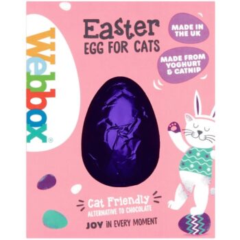 Webbox Yoghurt & Catnip Flavour Easter Egg for Cats Treat (50g)