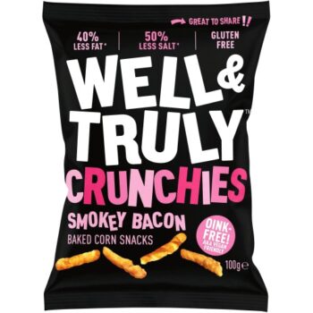 Well & Truly Crunchies Smokey Bacon (100g)