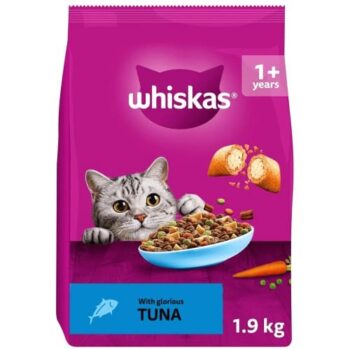 Whiskas 1 Adult Dry Cat Food with Tuna (1.9kg)