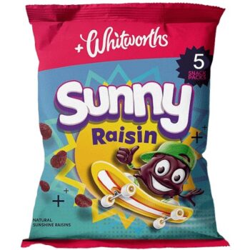 Whitworths Sunny Fruits Assorted Raisin Snack Packs (5Pack) (28g)