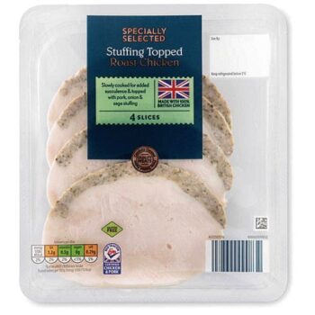 100% British Stuffing Topped Roast Chicken 4 Slices