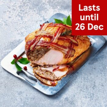 14. Tesco Finest British Free Range Bronze Turkey Crown with a Pork Cranberry & Chestnut Stuffing Large 2.36-2.9kg (Serves 10-12)