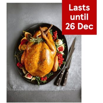 15. Tesco Finest Free Range Bronze Whole Turkey Small 2-3.99kg (Serves 4-9)