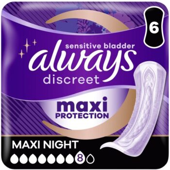 Always Maxi Night Incontinence Pads Women 6 Pads (6)