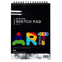 ArtSpace A4 80 Sheets Sketch Book