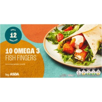 ASDA 10 Omega 3 Fish Fingers