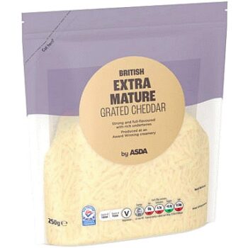 ASDA British Extra Mature Grated Cheddar (250g)