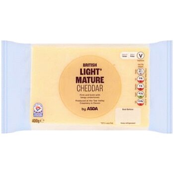 ASDA British Light Mature Cheddar (400g)