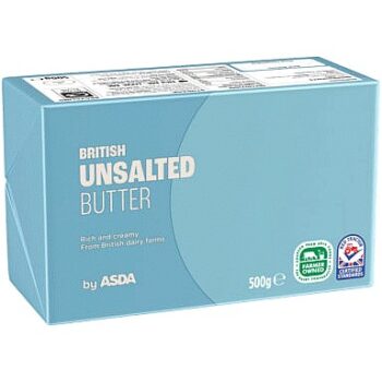 ASDA British Unsalted Butter (500g)