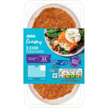 ASDA Creamy 2 Cod Fishcakes