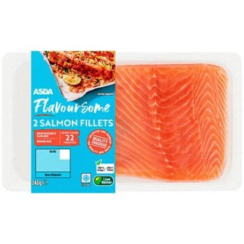 ASDA Flavoursome 2 Salmon Fillets (240g)