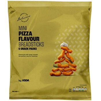 ASDA Mini Pizza Flavour Breadsticks (6 x 20g, 120g)