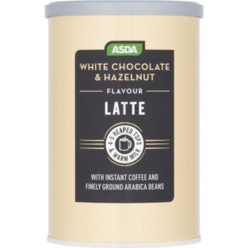 ASDA White Chocolate & Hazelnut Flavour Latte (216g)