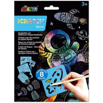 Avenir Scratch With Stencils Space
