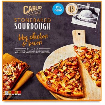 BBQ Chicken & Bacon Stonebaked Sourdough Pizza