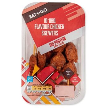 BBQ Flavoured Protein Chicken Skewers 10Pack*
