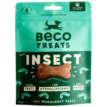 Beco Dog Treats Insect with Apple Chia Seeds & Parsley (70g)