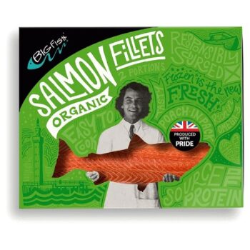 BigFish Organic Salmon Fillets Frozen (250g)