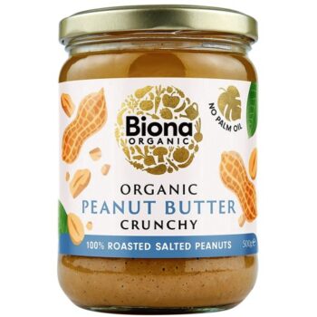 Biona Organic Peanut Butter Crunchy (500g)