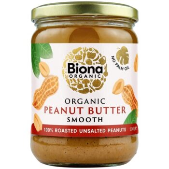 Biona Organic Peanut Butter Smooth (500g)
