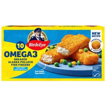 Birds Eye 10 MSC Breaded Omega 3 Fish Fingers (280g)