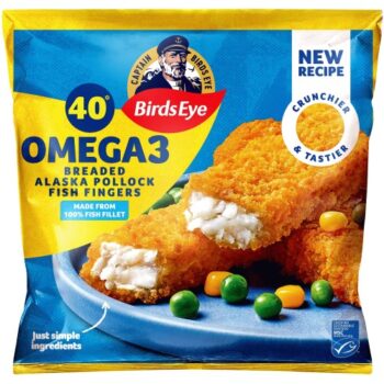 Birds Eye 40 Breaded Omega 3 Fish Fingers (1.12kg)