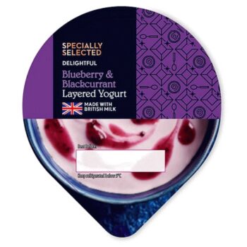 Blueberry & Blackcurrant Layered Yogurt