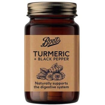 Boots Naturals Turmeric + Black Pepper 60 Tablets