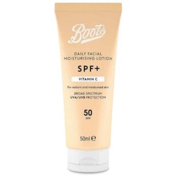 Boots Spf+ Vitamin C Moisturising Lotion Spf50 (50ml)