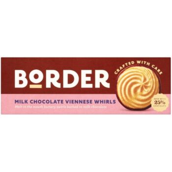 Border Beautifully Crafted Biscuits Light & Chocolatey Viennese Whirls (150g)