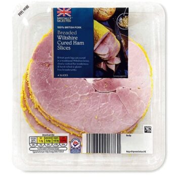 British Breaded Wiltshire Cured Ham 4 Slices