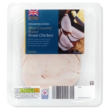 British Butter Basted Roast Chicken Breast 4 Slices
