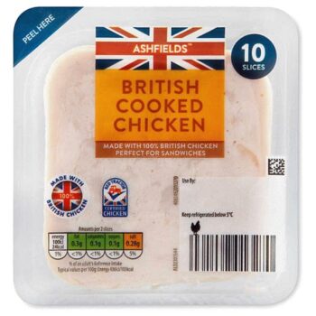 British Cooked Chicken 10 Slices